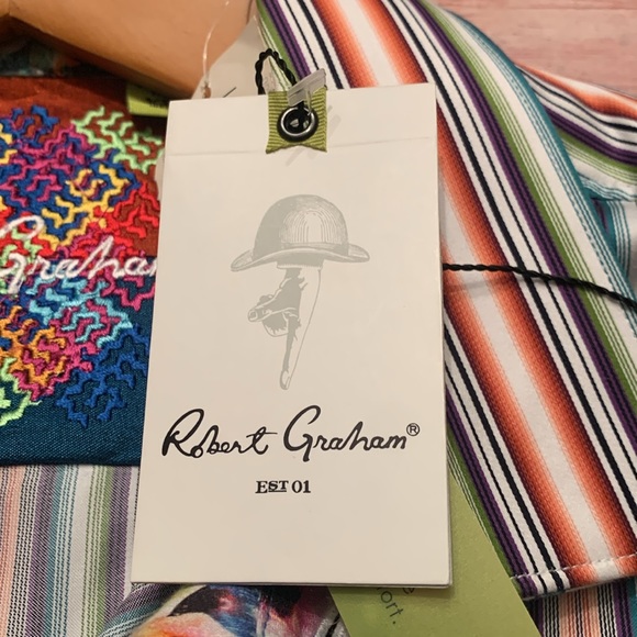 NWT Robert Graham men shirt - Picture 5 of 14